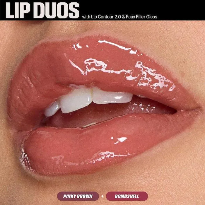 Huda Beauty - Juicy Bombshell Lip Gloss   Liner Set