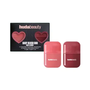 Huda Beauty - mini Blush Duo - Rose And Berry