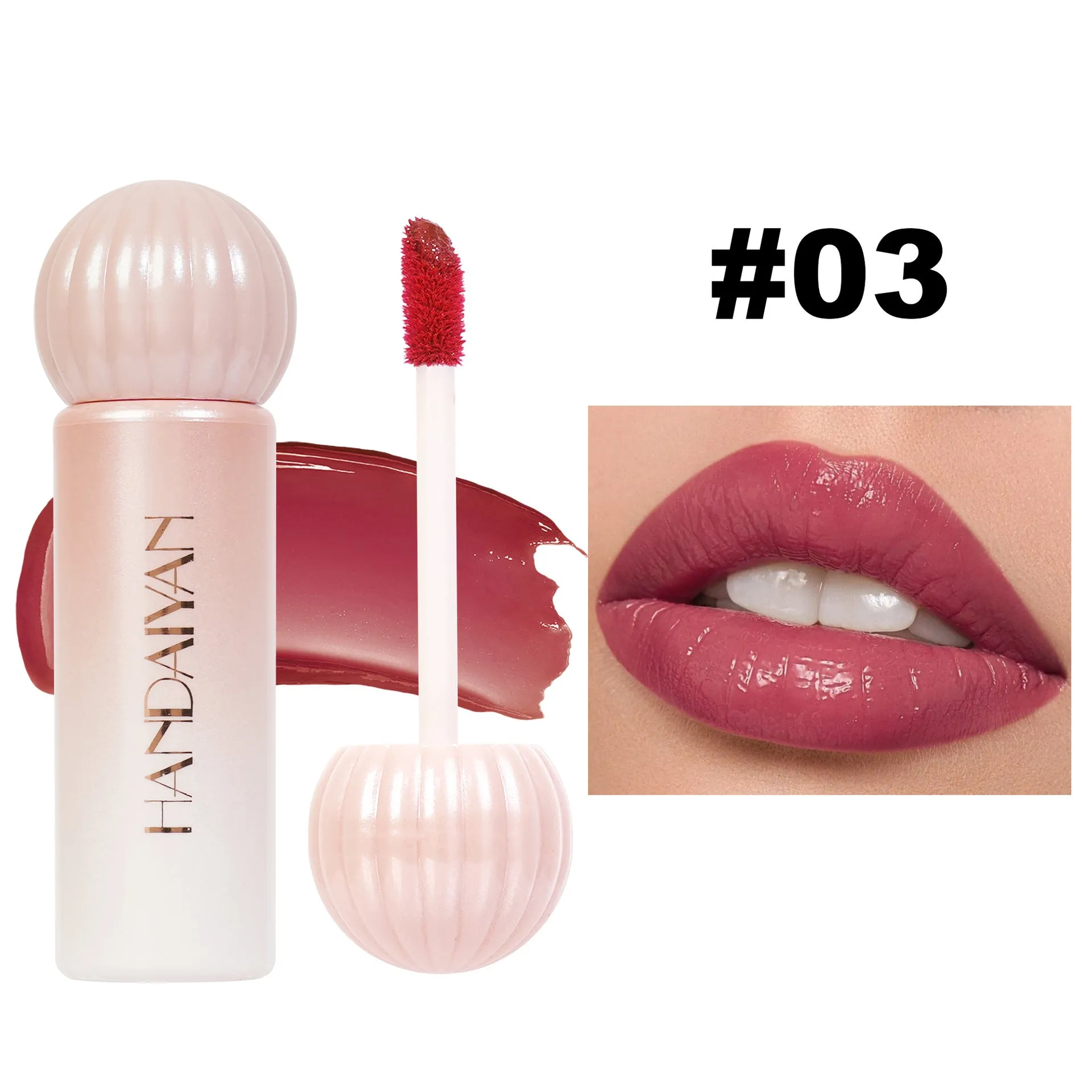 Hydrating Mirror-Finish Lip Stain: Silky Smooth Long-Lasting Lip Gloss
