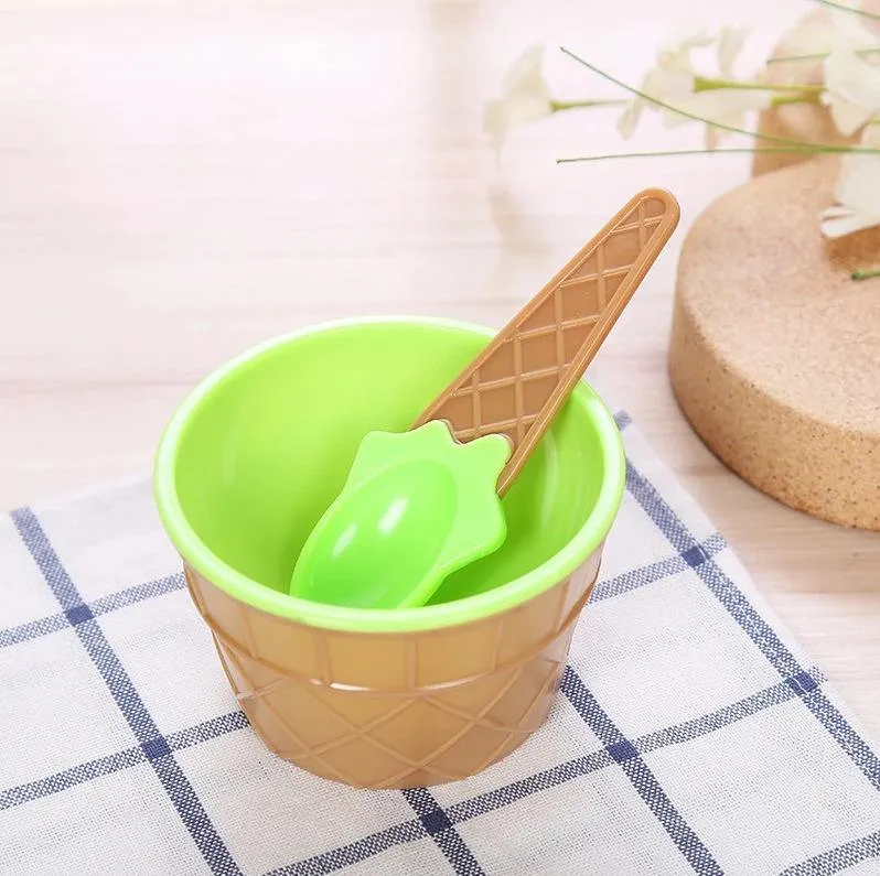Ice Cream Bowl & Spoon Set