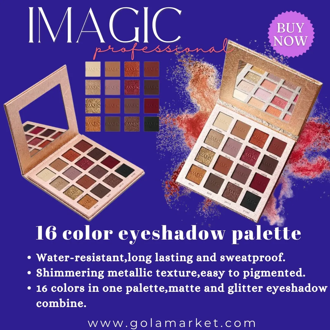 IMAGIC PROfessional Charm 16 Color Eyeshadow Palette