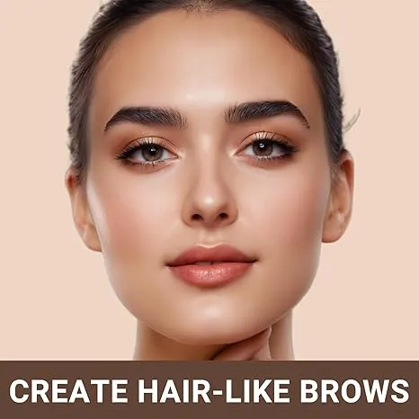 iMethod Eyebrow Pen - Eyebrow Pencil with Micro 4-Fork Tip