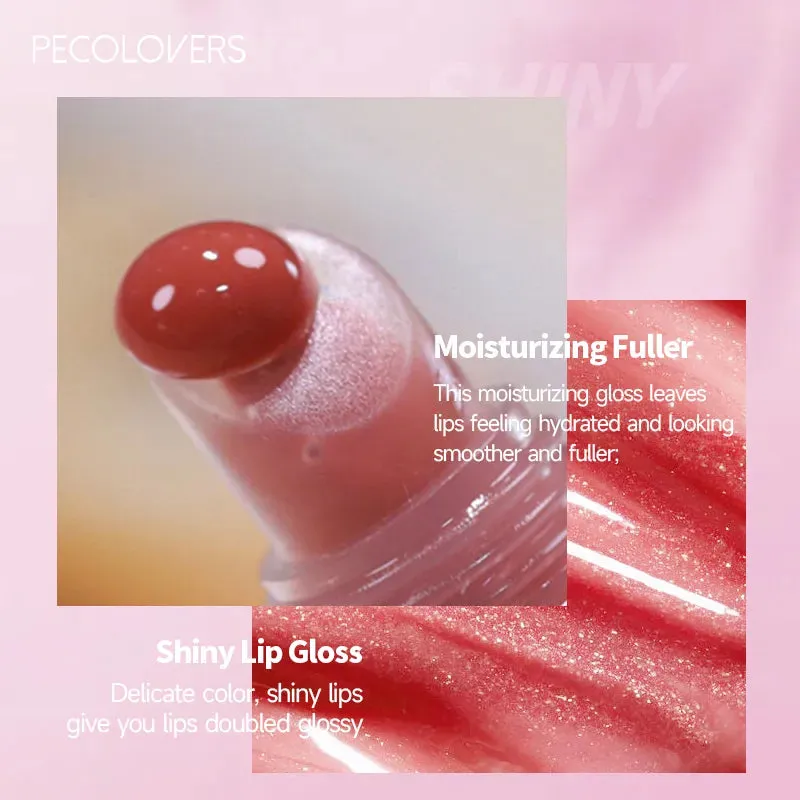 Instant Volumizing Lip Plumper Oil - Collagen Lip Gloss Moisturizer to Repair Lip with Extreme Volume Essence. Lips Enhancer Cosmetics