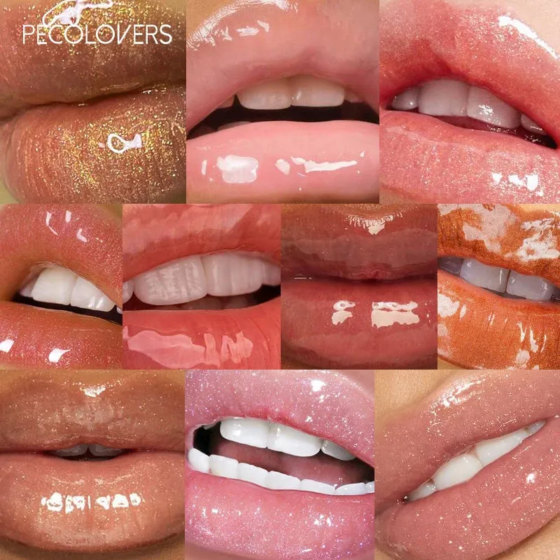 Instant Volumizing Lip Plumper Oil - Collagen Lip Gloss Moisturizer to Repair Lip with Extreme Volume Essence. Lips Enhancer Cosmetics