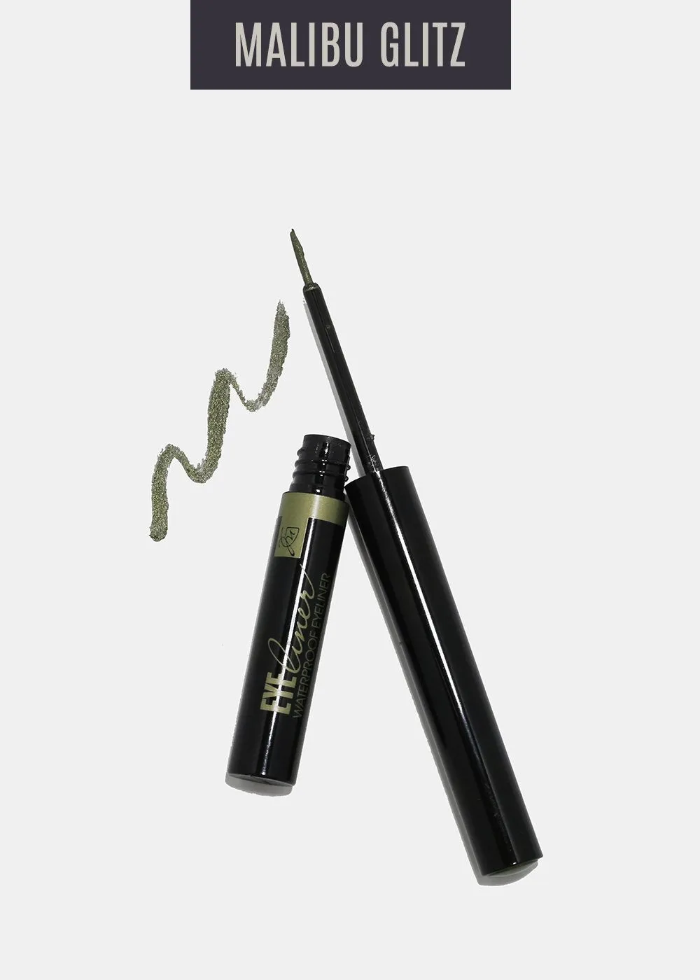 Intense Colour Waterproof Eyeliner - Olive Green