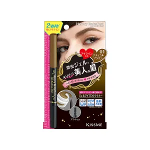 ISEHAN KISSME Heavy Rotation Gel Eyebrow Liner 01 Natural Brown