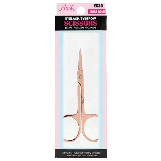 J-lash Eyelash / Eyebrow Scissors (Rose Gold)