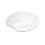 Jakar Palette Plastic Kidney Shaped