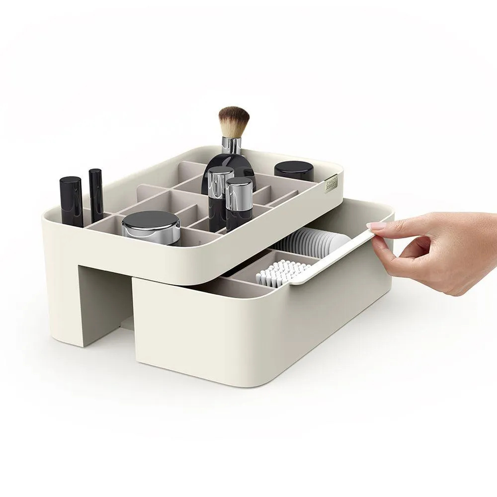 Joseph Joseph Viva Deluxe Makeup Organiser with Mirror