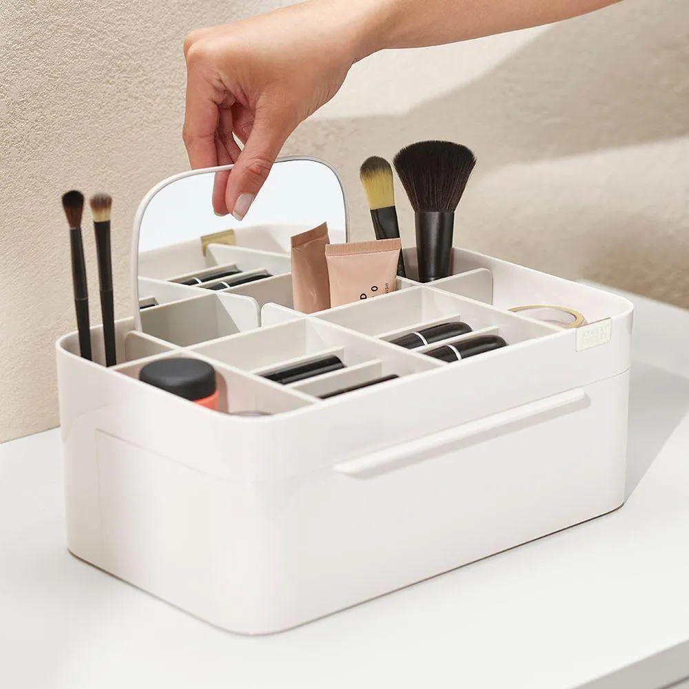 Joseph Joseph Viva Deluxe Makeup Organiser with Mirror