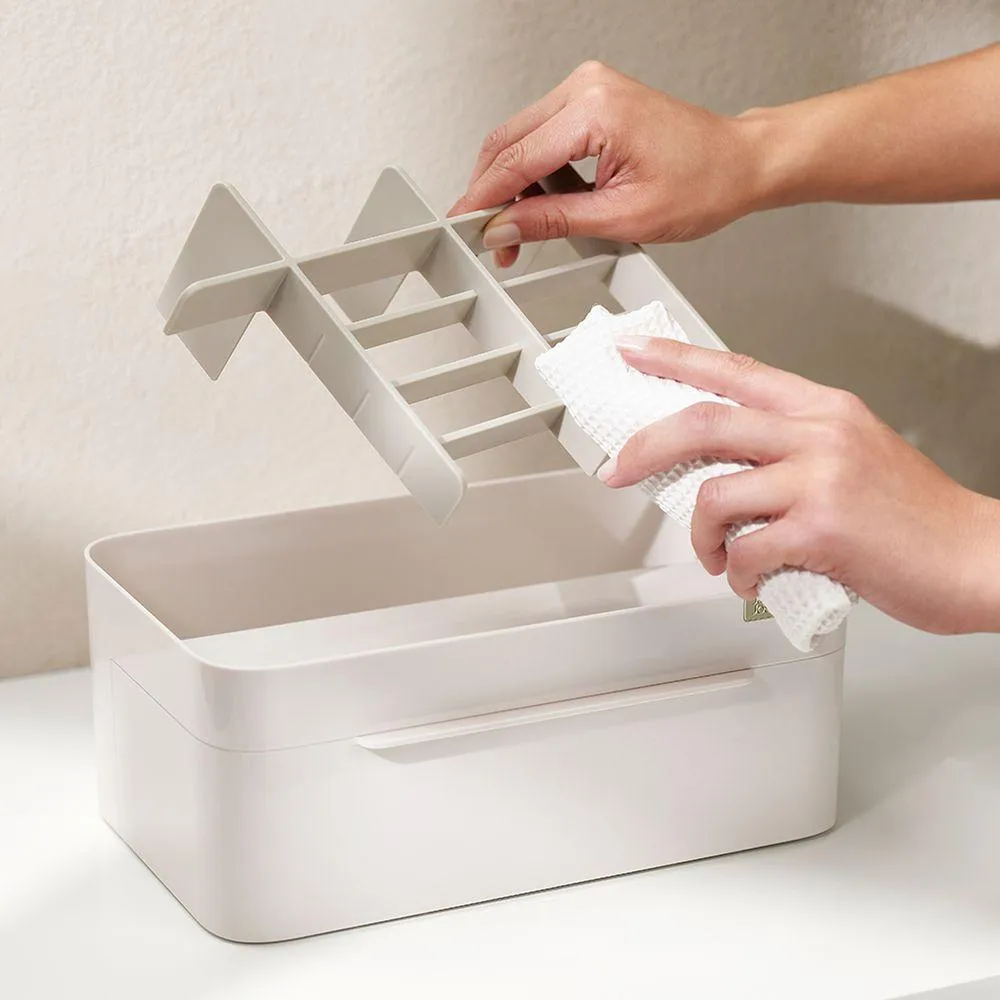 Joseph Joseph Viva Deluxe Makeup Organiser with Mirror