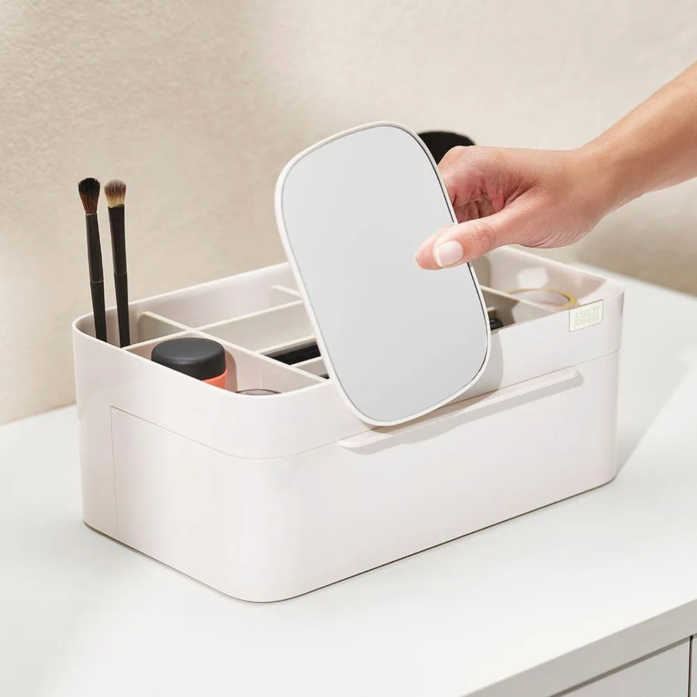Joseph Joseph Viva Deluxe Makeup Organiser with Mirror
