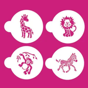 Jungle Animals - Stencil 4-Pc. Set