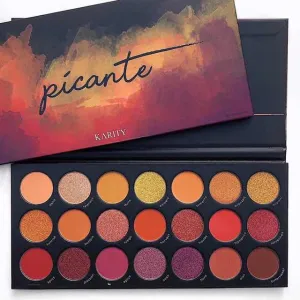 Karity Eyeshadow Palette -  -Picante - 21 colors