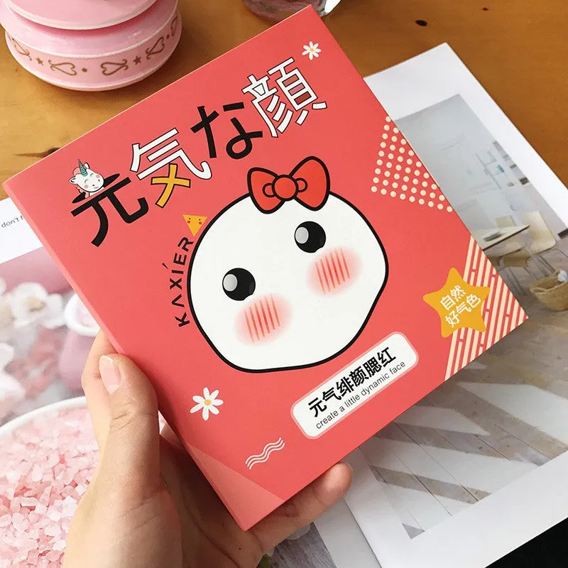Kawaii Blush Book with Brush