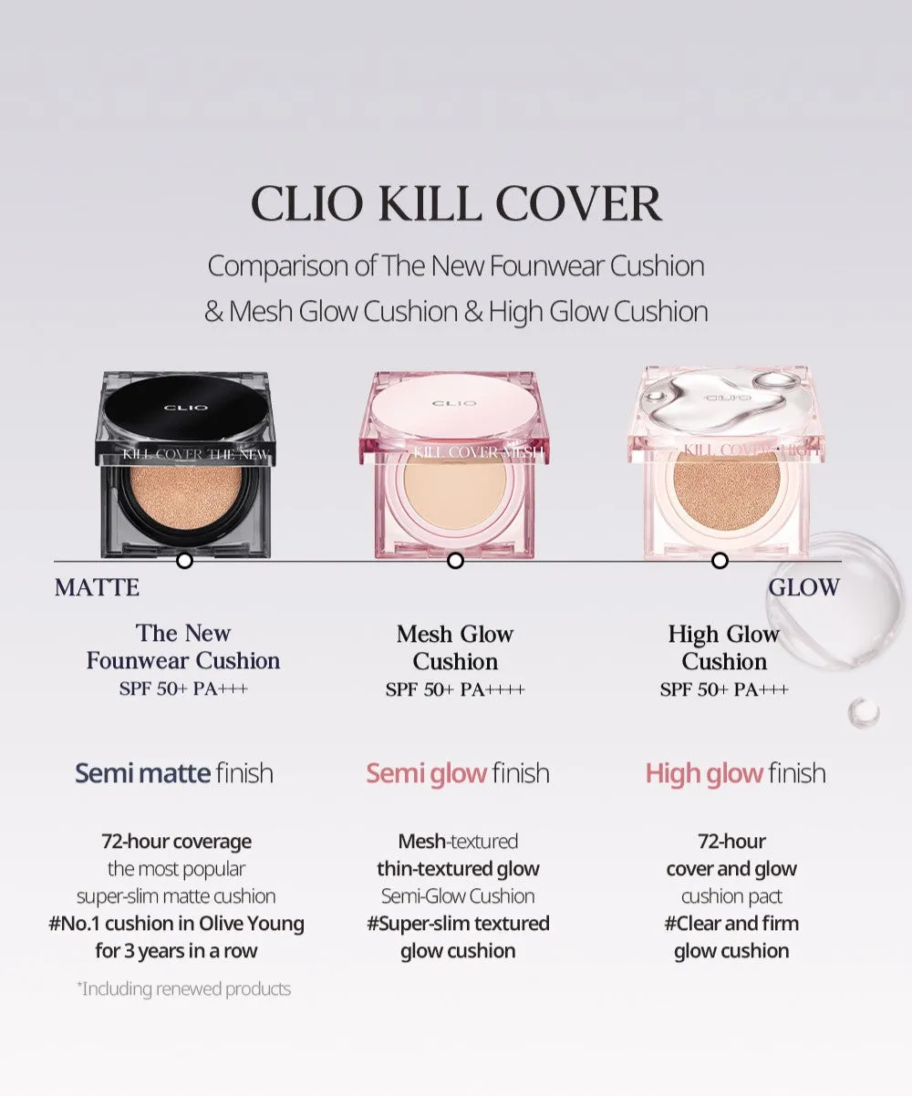 Kill Cover High Glow Cushion Set - 3 Shades