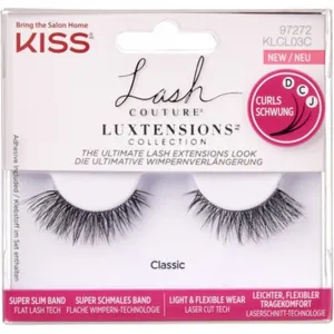 Kiss Lash Couture Luxtensions Collection Strip Lashes 03 Classic Black
