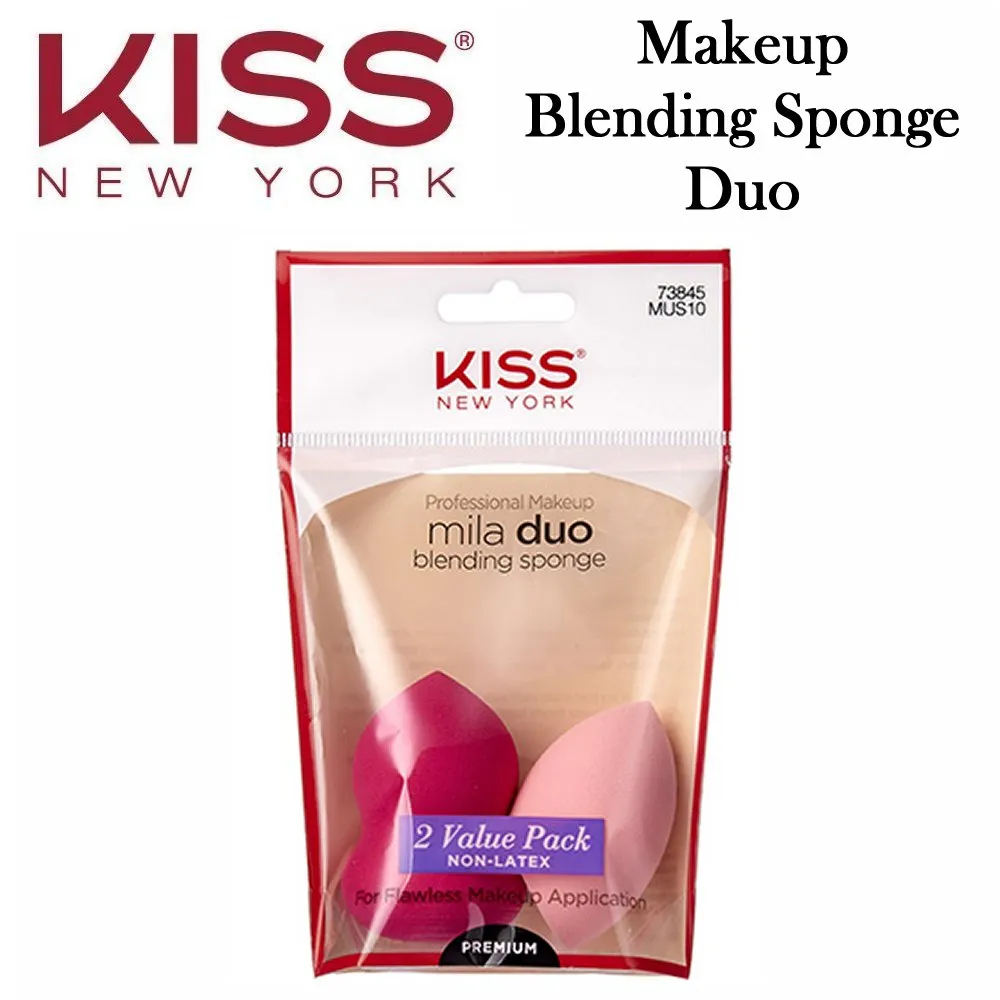 Kiss Makeup Blending Sponge Duo (MUS10)