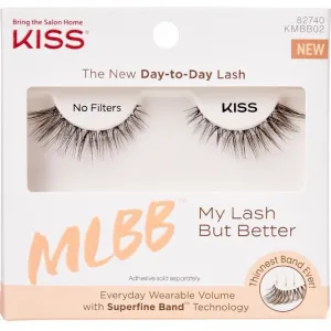 Kiss MLBB My Lash But Better Strip Lashes 02 No Filters Black