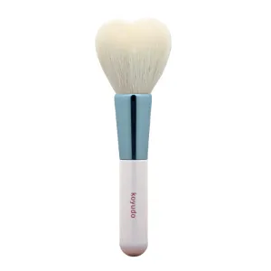 Koyudo H06 Heart-Shaped Cheek Brush (White/Blue)