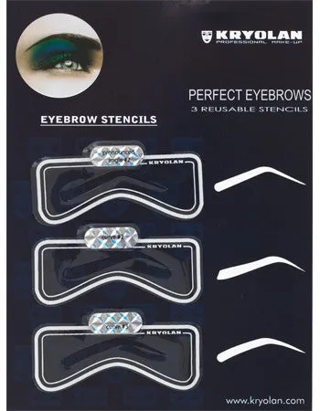 Kryolan EYEBROW STENCILS