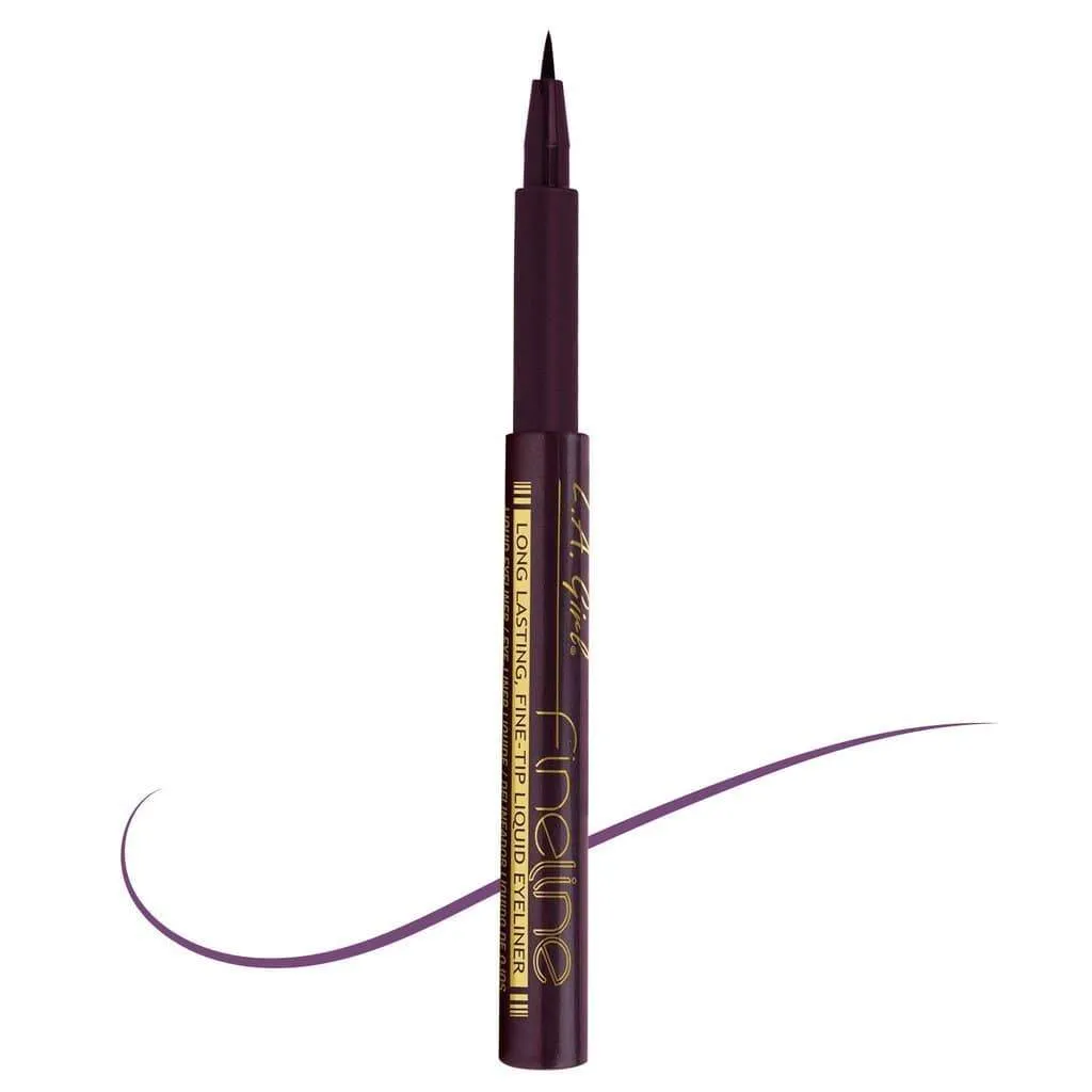 LA Girl Fineline Liquid Eyeliner - 718 Plum