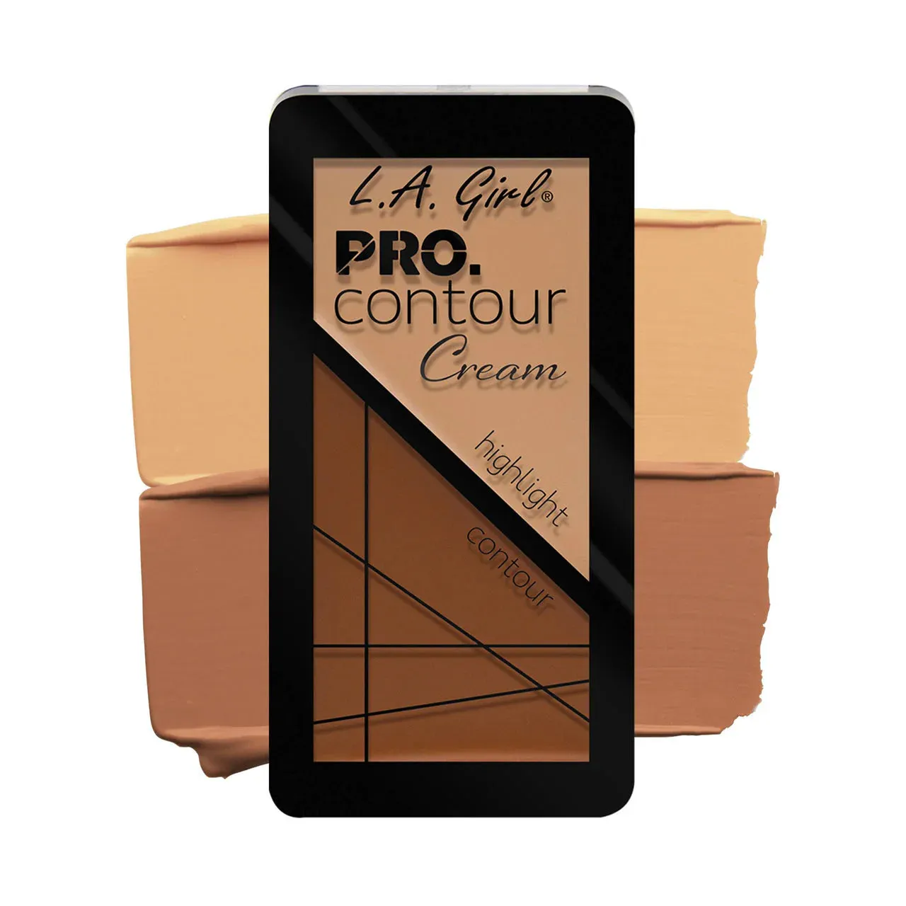 L.A. GIRL PRO Contour Cream/Powder Acrylic Display Set, 192 Pieces