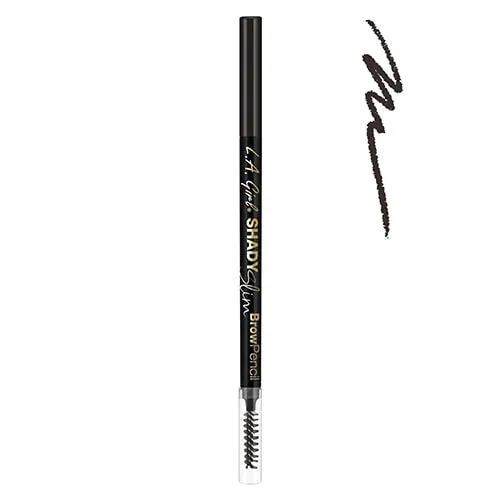 L.A. GIRL - Shady Slim Brow Pencil Blackest Brown - 0.003 oz. (0.08 g)