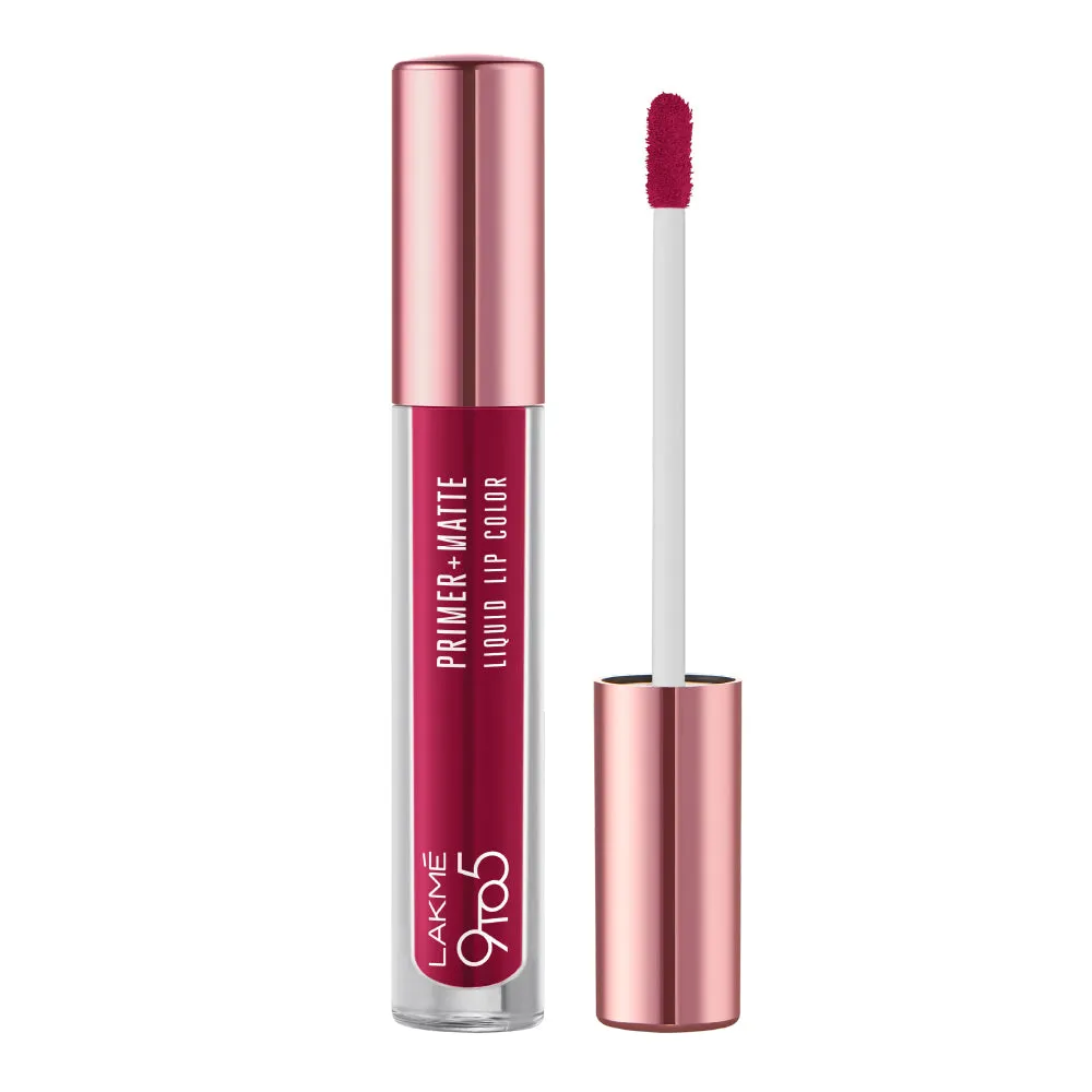 Lakmē 9to5 Primer   Matte Liquid Lip Color
