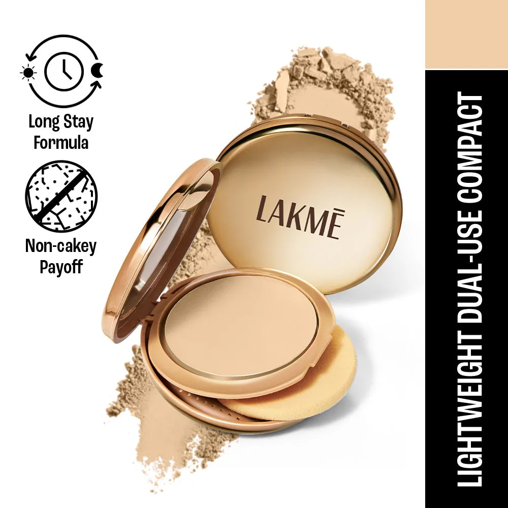 Lakmē  9to5 Unreal Dual Cover Pressed Powder