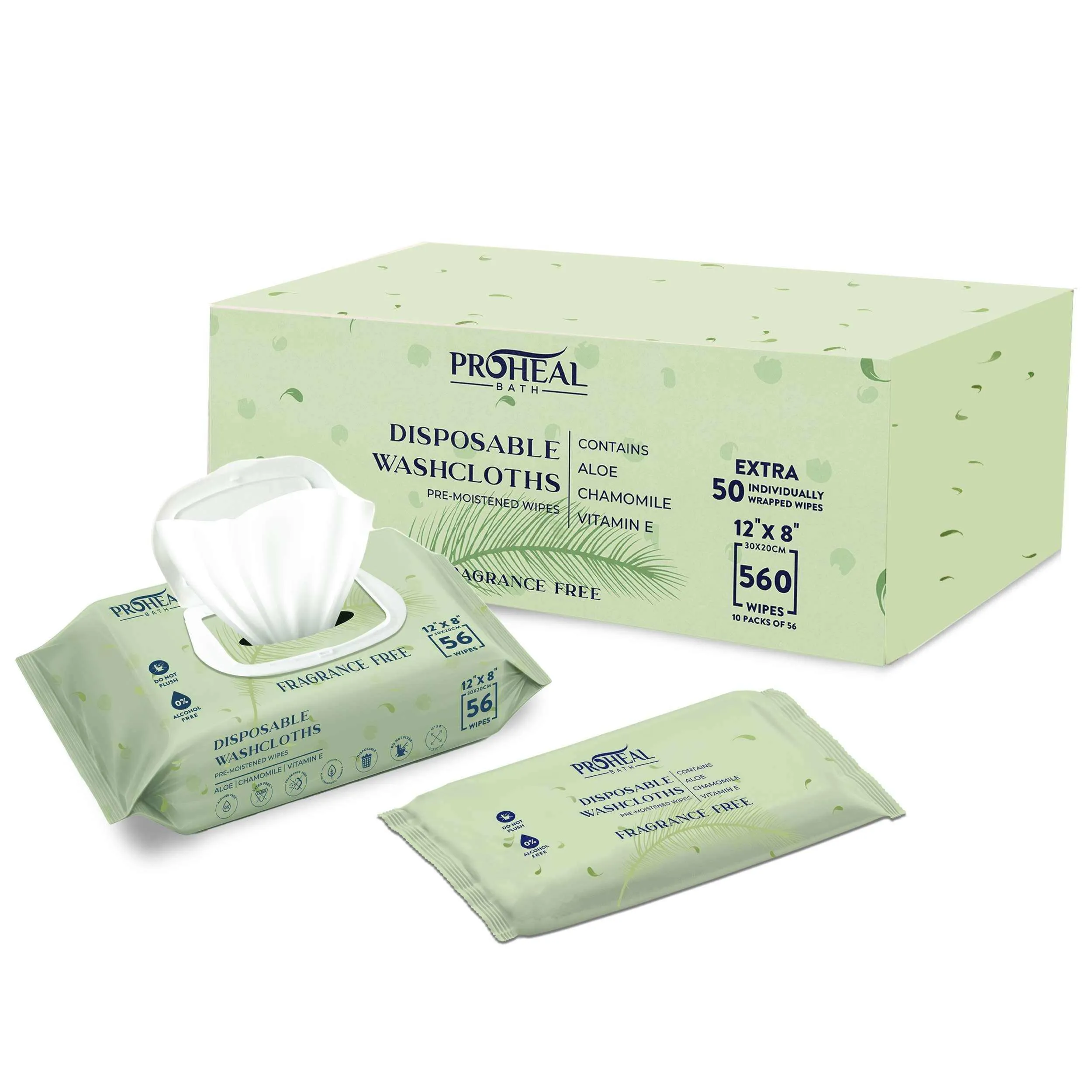 Large Full Body Wet Wipes for Adults