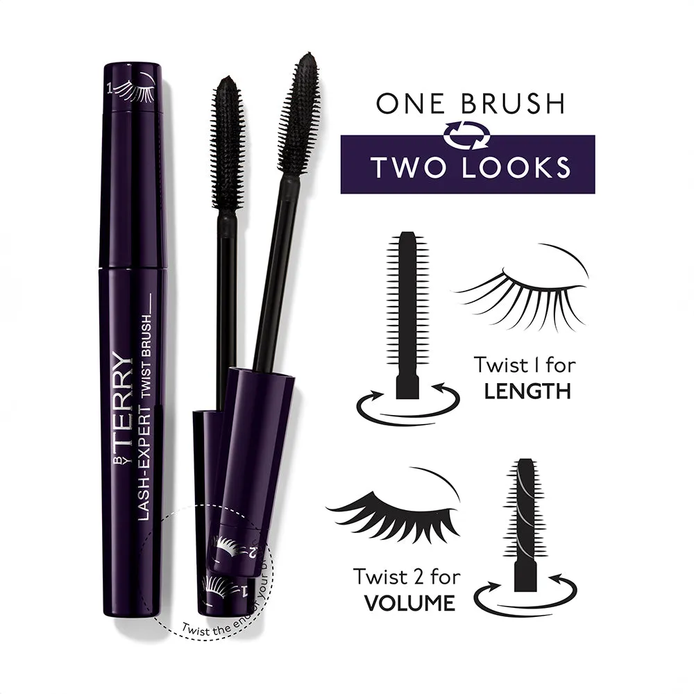 Lash Expert Twist Brush Volume & Length Mascara, Master Black