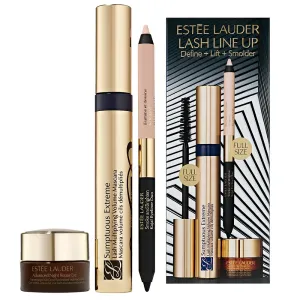 Lash Line Up zestaw tusz do rzęs 8ml   kremowa kredka do oczu Noir/Cream 1.2g   krem pod oczy 5ml