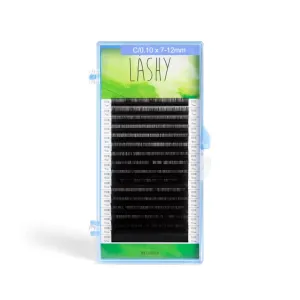 Lashy Eyelash Extensions Green - 16 Line Mix