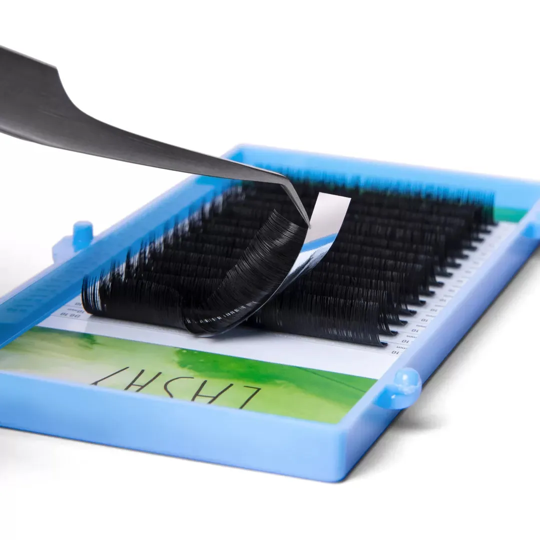 Lashy Eyelash Extensions Green - 16 Line Mix
