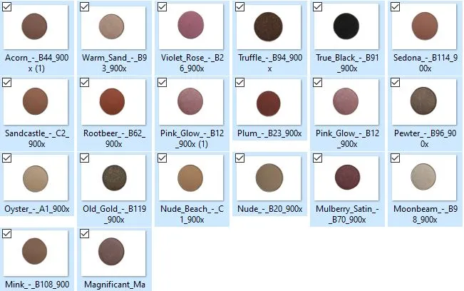 Lauren & Louise Mineral Eyeshadow-refills, doesn't include compact