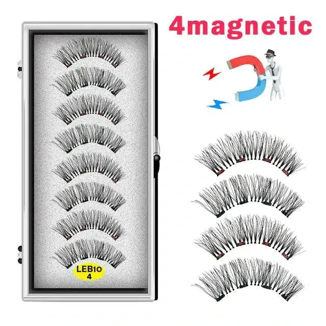 LEKOFO's 8PCS Magnetic Mink Eyelash Set