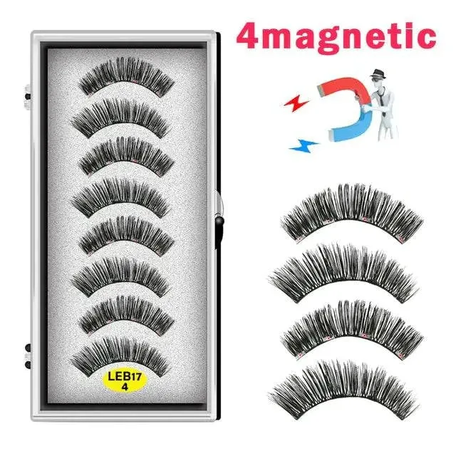 LEKOFO's 8PCS Magnetic Mink Eyelash Set