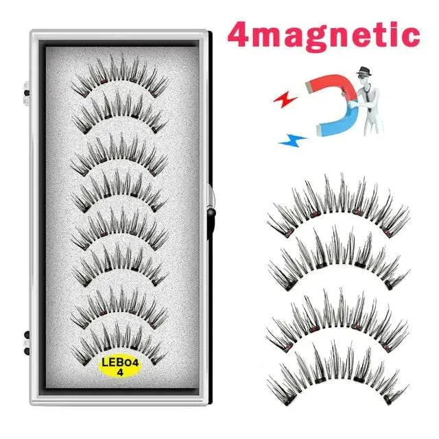 LEKOFO's 8PCS Magnetic Mink Eyelash Set