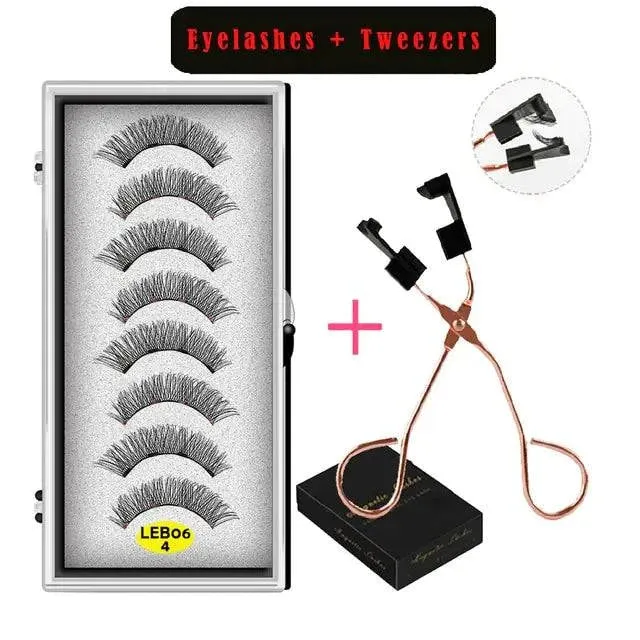 LEKOFO's 8PCS Magnetic Mink Eyelash Set