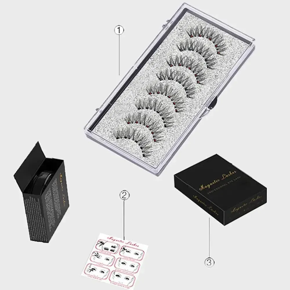 LEKOFO's 8PCS Magnetic Mink Eyelash Set