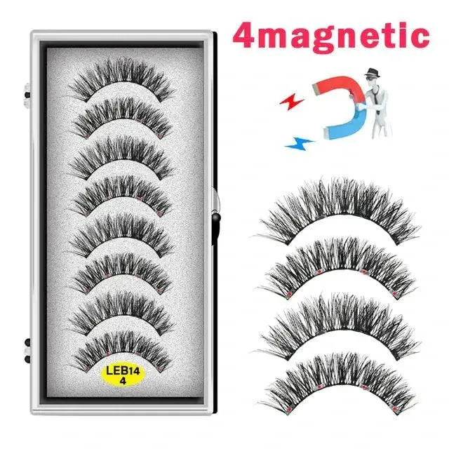 LEKOFO's 8PCS Magnetic Mink Eyelash Set