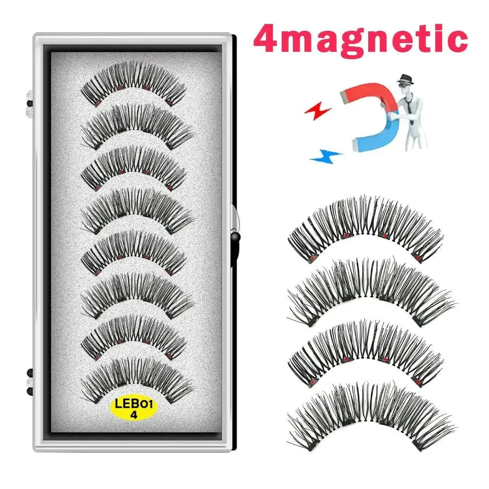 LEKOFO's 8PCS Magnetic Mink Eyelash Set
