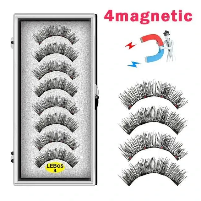 LEKOFO's 8PCS Magnetic Mink Eyelash Set