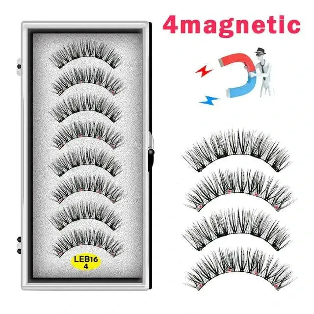 LEKOFO's 8PCS Magnetic Mink Eyelash Set