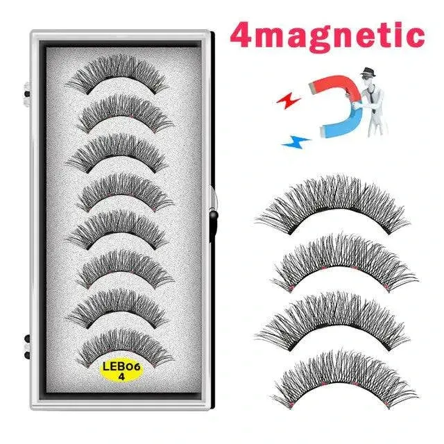 LEKOFO's 8PCS Magnetic Mink Eyelash Set