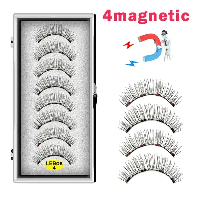 LEKOFO's 8PCS Magnetic Mink Eyelash Set