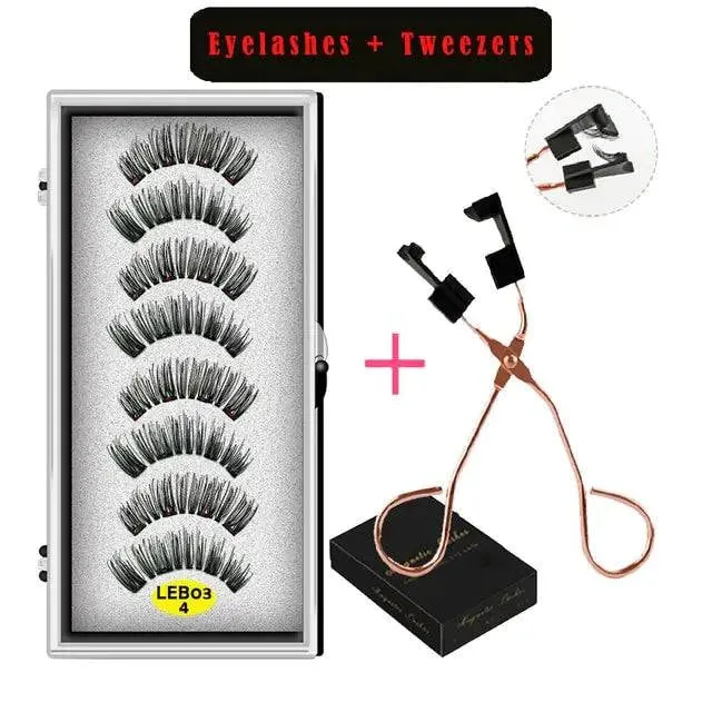 LEKOFO's 8PCS Magnetic Mink Eyelash Set