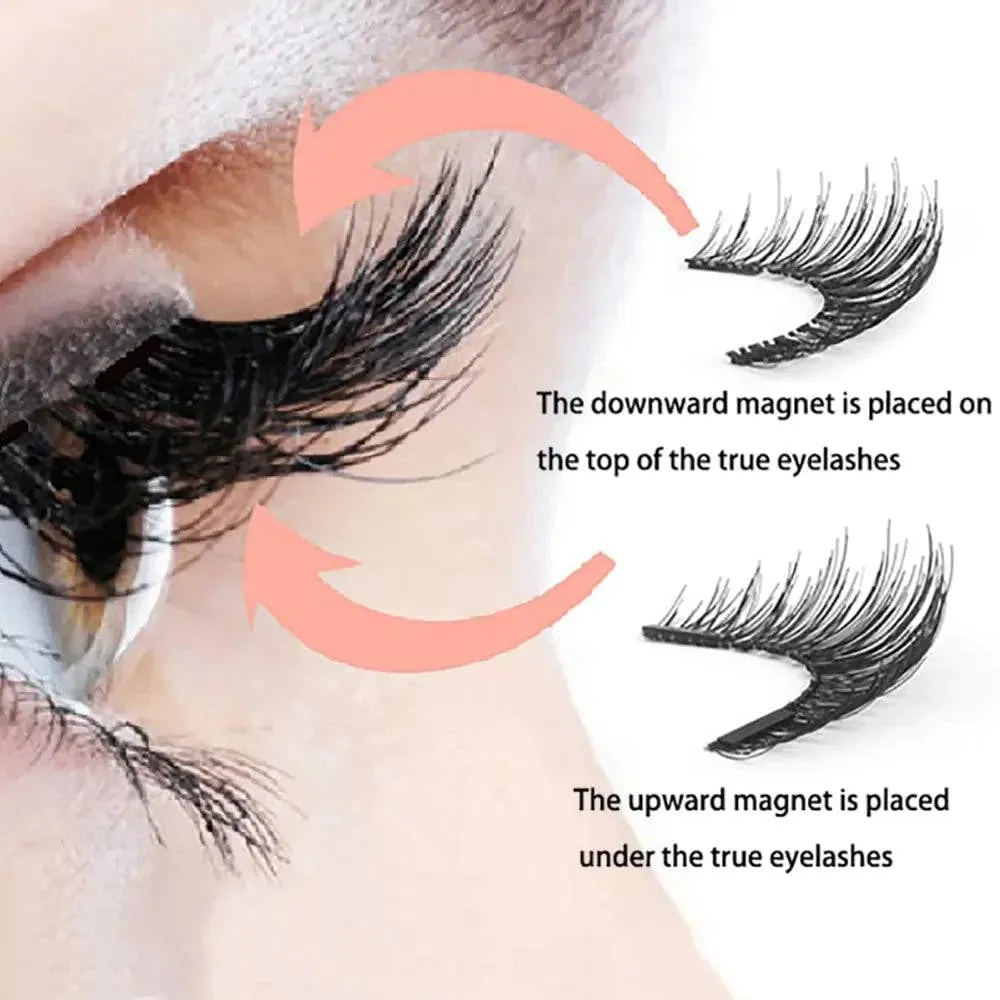 LEKOFO's 8PCS Magnetic Mink Eyelash Set