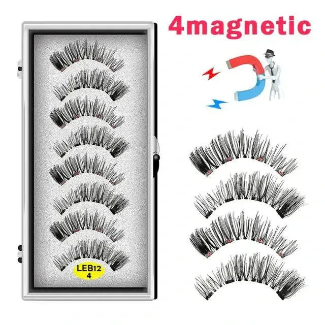 LEKOFO's 8PCS Magnetic Mink Eyelash Set